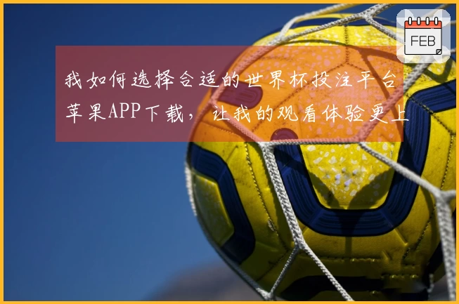 我如何选择合适的世界杯投注平台苹果APP下载，让我的观看体验更上一层楼