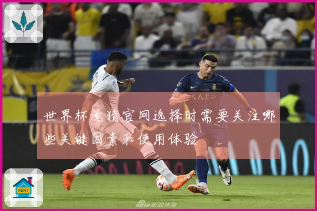世界杯竞猜官网选择时需要关注哪些关键因素和使用体验